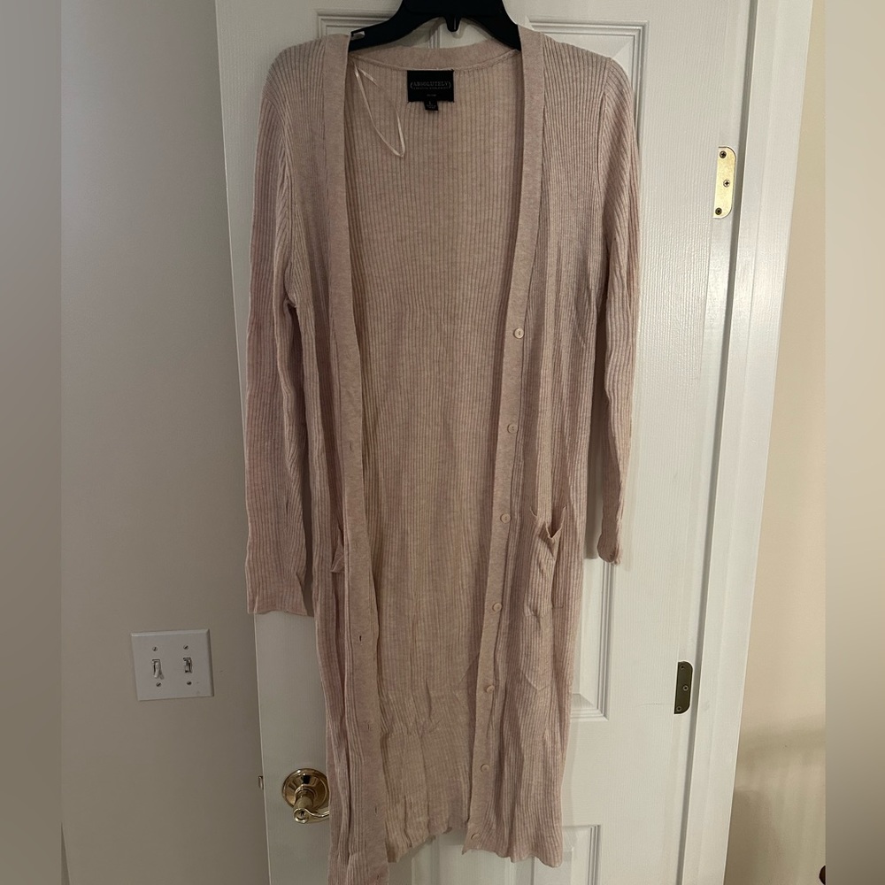 Absolutely Brand Long Lightweight Cardigan Size L